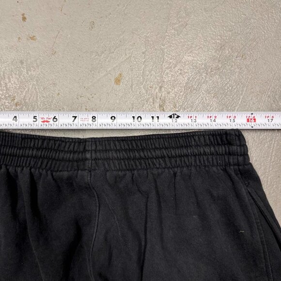 Vintage Nike Y2K Baggy Black Essential Sweat Pants Adjustable Leg Opening 10” La - Picture 7 of 8